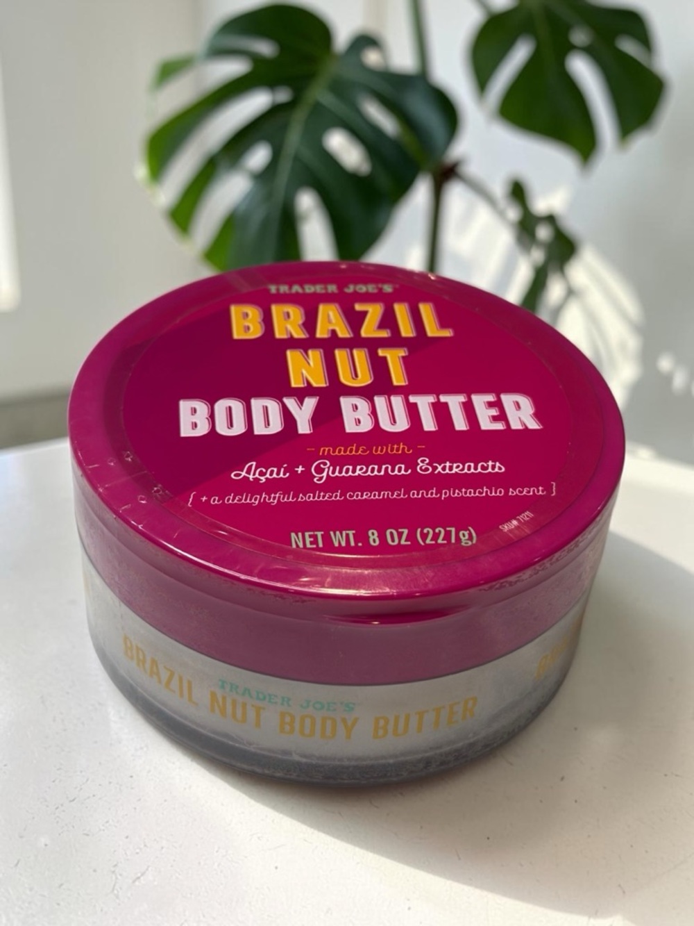 Trader Joe's Brazil Nut Body Butter 8oz SEALED Acai Guarana Limited Edition